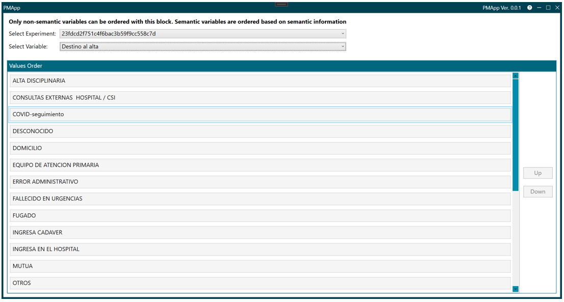 Non-semantic order