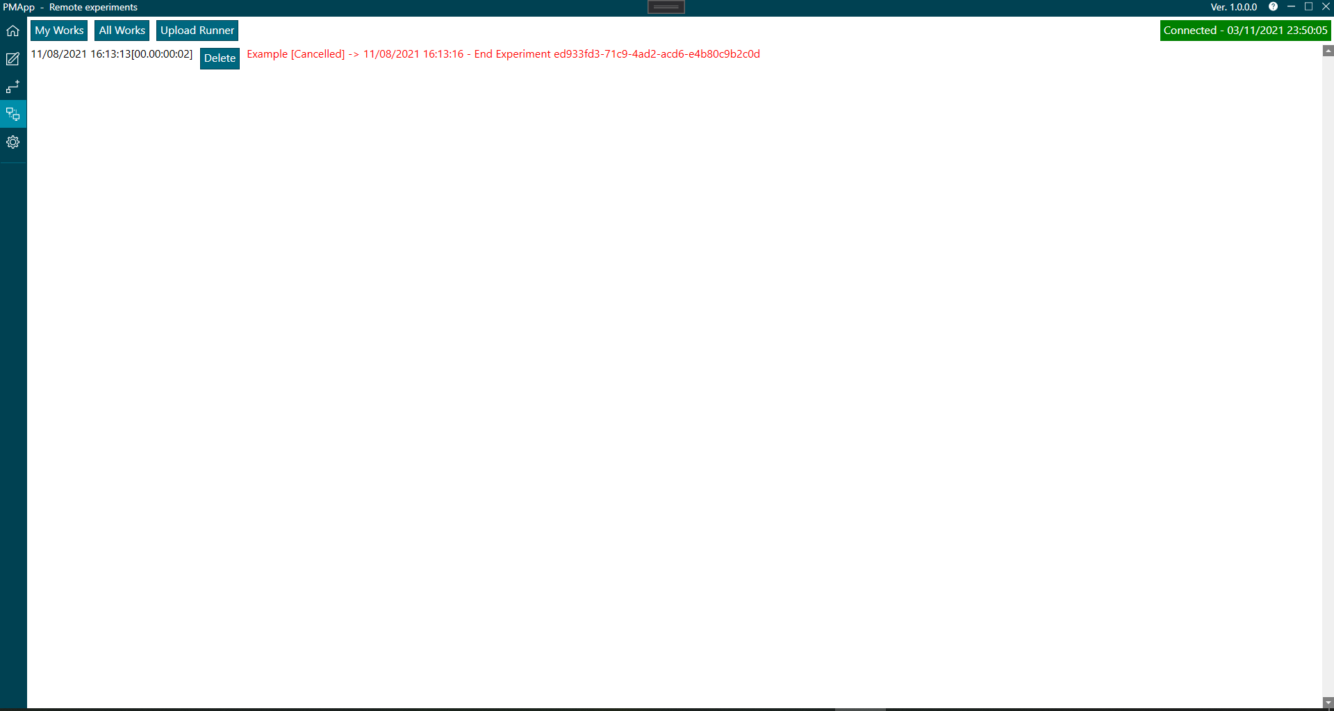 Remote experiments